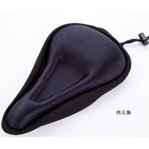 Housse de selle de vélo en silicone, coussin confortable pour vélo de montagne, unisexe, pour adultes, ceinture triangulaire, ceinture droite - Product Image 3