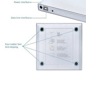Graveur de <span class=keywords><strong>CD</strong></span> <span class=keywords><strong>externe</strong></span>, graveur de <span class=keywords><strong>DVD</strong></span>-Rom USB 2.0 Slim Rewriter graveur de <span class=keywords><strong>CD</strong></span> optique portable compatible avec ordinateur portable <span class=keywords><strong>iMac</strong></span> - Product Image 6