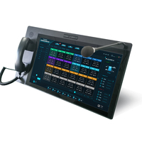 Système PAGA Console de microphone d'urgence Console de répartition pour Metro Subway Control Room Broadcast Intercom System for Call