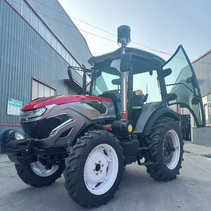 Tractores de ruedas fabricados en China — 100HP, 120HP, 140HP, 4WD, cabina opcional, color personalizable, ideales para aplicaciones agrícolas. - Product Image 1