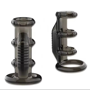 Private Label Wiederverwendbare Silikon Penisringe mit stärkerer Vibration, Sexspielzeug für Männer zur Verzögerung der Ejakulation und Stimulation - Product Image 5