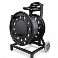 Enrouleur de Câble Électrique 16A 230V 50m IP44, Tambour de Câble Industriel H05VV-F 3G1.5 pour Atelier et Chantier