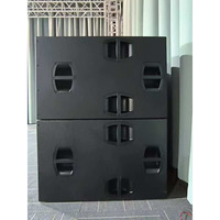 Haut-parleur puissant à double subwoofer de 18 pouces, système de sonorisation professionnel, équipement audio, enceintes et caissons de basses