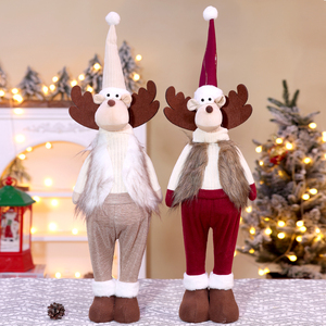 Decoraciones Navideñas para Interiores, Adornos Navideños, Muñecos de Reno Navideños, Muñecos Navideños, Decoraciones Bonitas - Product Image 1
