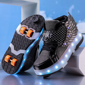 <span class=keywords><strong>Scarpe</strong></span> <span class=keywords><strong>da</strong></span> ginnastica sportive LED per bambini, <span class=keywords><strong>scarpe</strong></span> luminose per neonati e bambine con design in rete, <span class=keywords><strong>scarpe</strong></span> sportive per bambini - Product Image 2