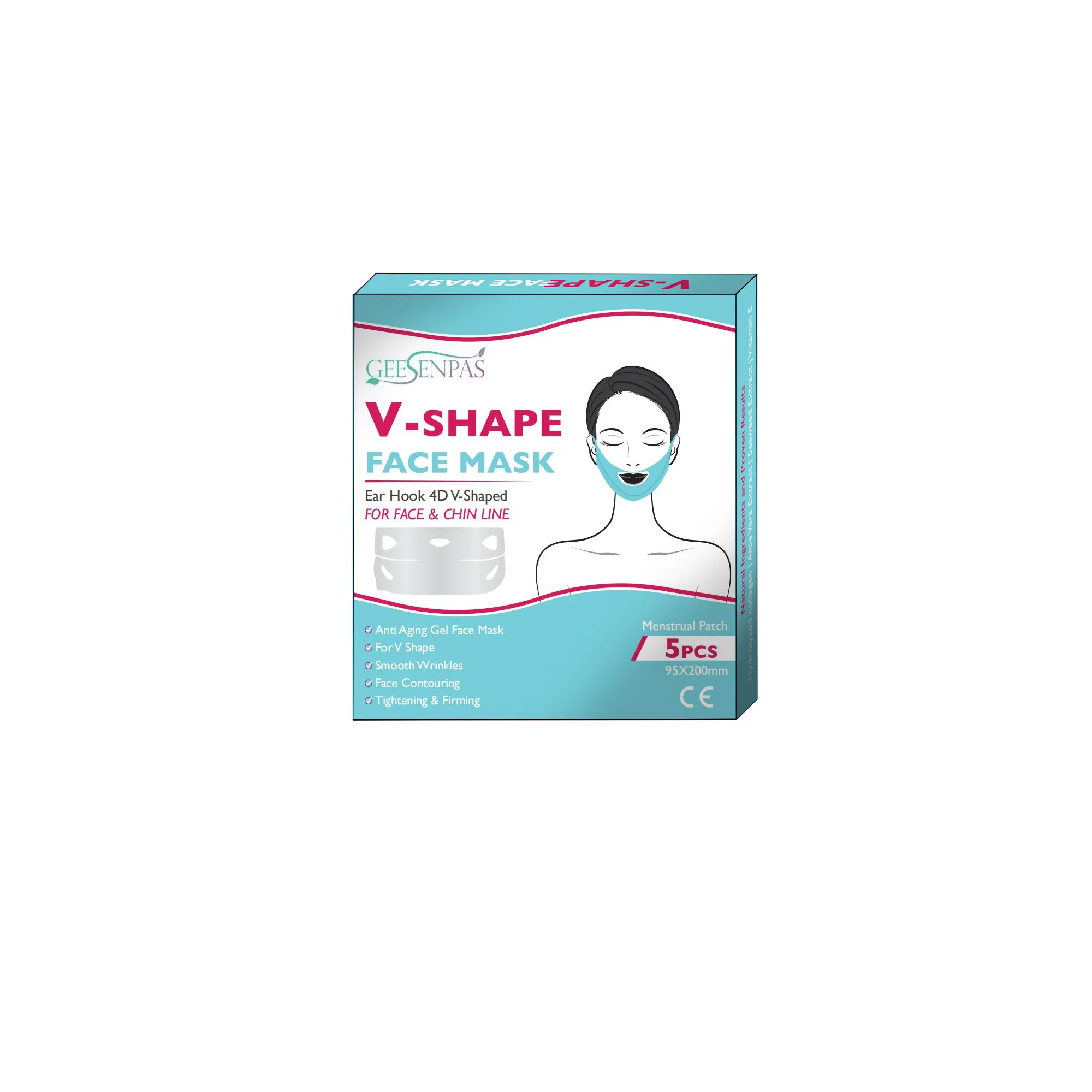 V Line Chin Up Patch Double Chin Reducer Chin Patch V Shaped Slimming Face