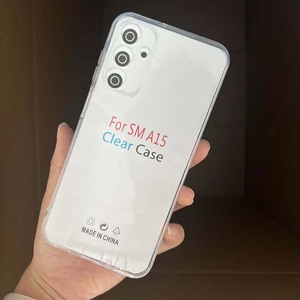 Funda negra para teléfono móvil de TPU suave transparente de 1,5mm de espesor para Samsung Galaxy A55 A35 S23 S24 Plus Ultra A15 A05 <span class=keywords><strong>M33</strong></span> - Product Image 3