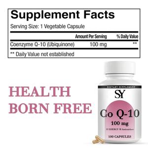 Cápsulas de coenzima <span class=keywords><strong>Q10</strong></span> orgánica suministradas por el fabricante para beneficio de mujeres y hombres, suplemento de cápsulas de COQ 10 saludable para la función cardíaca - Product Image 2