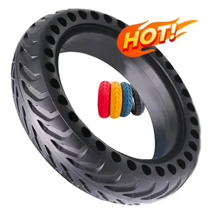 Superbsail pneu de borracha para conserto, pneu tipo favo de mel original para xiaomi m365 scooter elétrica de 8.5 polegadas sem câmara de ar