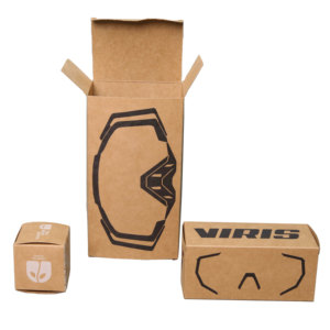 Caja de Cartón Marrón Ecológica Personalizada, Embalaje de Papel Kraft, Cartón con Logotipo Negro <span class=keywords><strong>para</strong></span> Productos Electrónicos, Uso en Comercio Minorista y Logística - Product Image 3