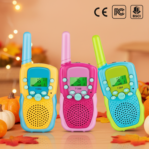 OEM ODM T388 Walkie Talkie para Niños, 3 Piezas, Alcance de 3 KM, Radio Bidireccional, Juguetes para Exteriores de Larga Distancia para Niños y Niñas de 3 a 12 Años, Portátil de ABS - Product Image 1