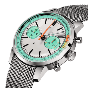 Reloj Mecánico Breitling Top Time B01 Fausto Coppi con Correa de Cuero Genuino y Metal Animal, Resistente al Agua 50 Bar - Product Image 3