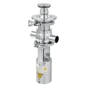 DONJOY pneumatic globe valve with cleaning ball water tank cleaning equipments liquid tank cleaner