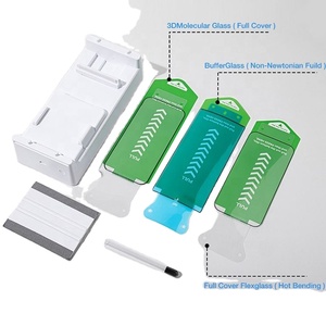 Protection d'écran en verre trempé ultra-fin anti-traces de doigts anti-rayures couverture intégrale pour iPhone Huawei Samsung - Product Image 3