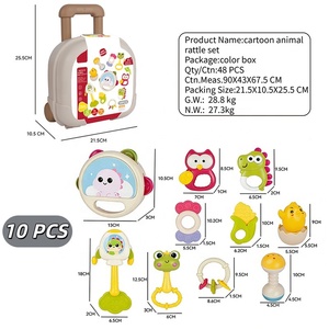 Juguetes Educativos BaoHan, Sonajero y Campana de Silicona Suave, Set de Regalo para Bebés de 0 a 12 Meses, Juguete Musical para Niños - Product Image 5