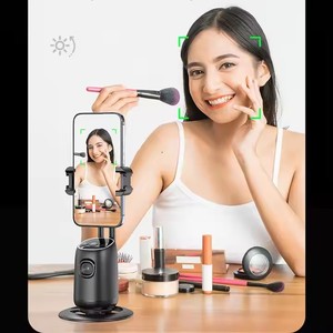 Trípode de seguimiento facial automático barato rotación de 360 grados soporte de teléfono de disparo inteligente AI para transmisión en vivo Video Selfie Stick Gimbal - Product Image 5