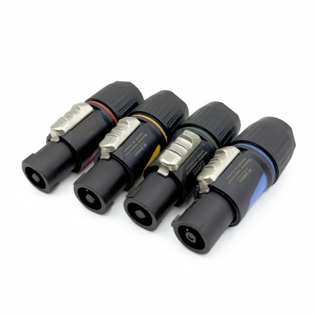Led Display Connector Waterproof 20A 250V 3 Pins Power Plug 3core Powercon Connector