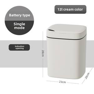 Cubo de basura inteligente con Sensor automático de gran capacidad de 16L, tapa abierta con manos libres para el hogar, oficina, sala de estar sencilla, cocina - Product Image 6