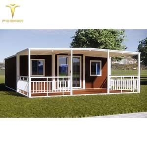 <span class=keywords><strong>Refugio</strong></span> Casas de vidrio modernas China Popular Prefab Container House - Product Image 1