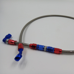 <span class=keywords><strong>Tubo</strong></span> <span class=keywords><strong>Freno</strong></span> Idraulico SAE J1401 in PTFE con <span class=keywords><strong>Treccia</strong></span> in Acciaio Inossidabile da 1/8" per <span class=keywords><strong>Freno</strong></span> ad Aria - Product Image 3