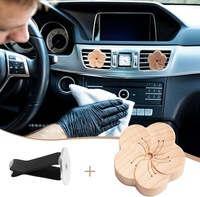 Fleur en bois voiture désodorisant diffuseur huiles essentielles aromathérapie parfums évent Clip tableau de bord utilisation intérieure aide au sommeil rafraîchissant