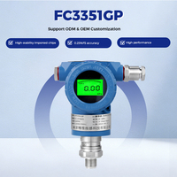 Transmetteur de pression en silicium monocristallin haute précision, capteur industriel avec connexion filetée 4-20 mA HART/RS485