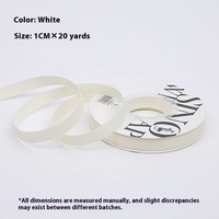 1CM ruban de satin haut de gamme double face pour bouquet de fleurs en soie de lait mat écologique pour emballage de fleurs cadeau emballage cadeau