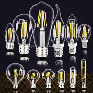 C35 прозрачное стекло 2700K 220V 4W E27 Светодиодная лампа накаливания Edison Заводская