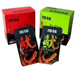 Healthy Snacks with Low Fat Content Grilled Squid <strong>Crisps</strong> Semi-Soft Texture Spicy Five-spice Potato Starch Chips Ready-to-eat - Product Image 2