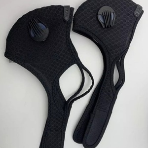 Masque de sport anti-pollution avec filtre à charbon actif remplaçable, masque de cyclisme en maille lavable - Product Image 3