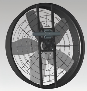 Ventilador de Panel Industrial de 45'' con Motor EC de Alta Eficiencia, 380V, para Almacenes y Montaje en Pared, Ventilador de Enfriamiento de Aire - Product Image 2