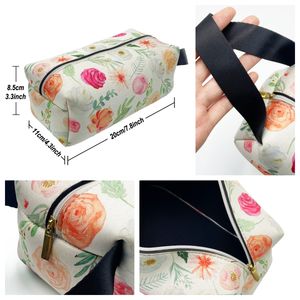 Sac de voyage personnalisé pour cosmétiques, grande trousse de maquillage avec logo personnalisé, boîte pour entreprise de cosmétiques, trousse de toilette imperméable <span class=keywords><strong>en</strong></span> gros pour femmes - Product Image 3