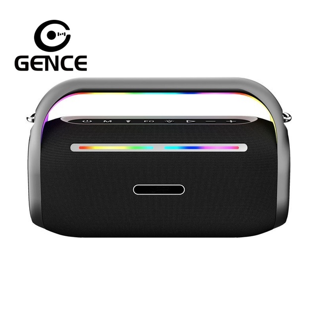 GENCE ZQS V63 5.0 Speaker 80W High-Power Dual-Diaphragm Outdoor Karaoke Portable for 5.0 RGB LED Plastic Cabinet New