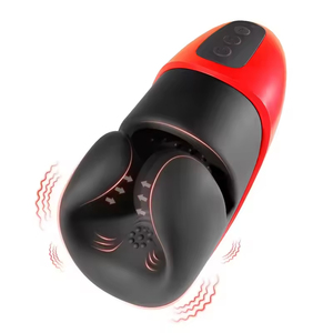 Entrenador de Ejercicios para Pene Totalmente Automático de Silicona, Masturbador Masculino, Copa Vibradora para Agrandamiento de la Erección, Juguetes Sexuales para Hombres - Product Image 1