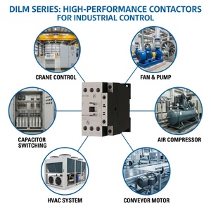 Contactor Magnético de CA Eaton Moeller Serie DILM <span class=keywords><strong>DILM17</strong></span>-<span class=keywords><strong>10</strong></span>(24V50HZ) 17A 3P 1NO 7.5kW 24V 50Hz CE UL CCC ISO para Máquinas Herramienta - Product Image 2