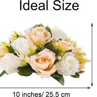 Boule de fleurs artificielle réaliste en soie rose, pompon décoratif pour mariages et événements variés, commande en gros