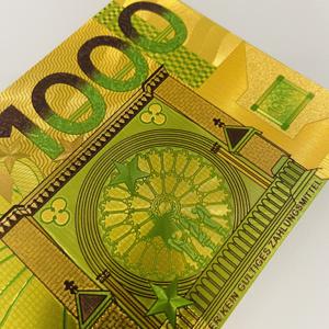 Billet de banque européen en feuille d'or 1000 <span class=keywords><strong>euros</strong></span>, pièce commémorative plaquée or 24 carats, billet de banque en feuille d'or pour collection, <span class=keywords><strong>billets</strong></span> de banque en feuille d'or - Product Image 4