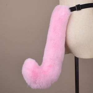 Cola de animal de simulación para Dropshipping, linda cola de zorro de peluche hecha a mano, accesorios de cosplay, disfraz para fiestas y exposiciones de <span class=keywords><strong>manga</strong></span> - Product Image 4