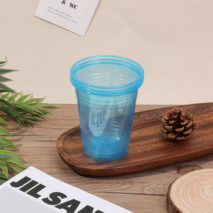 Bicchieri Monouso in Plastica PP con Logo Personalizzato, 7 9 12 16 oz, Parete Singola con Coperchi e Cannucce per Bubble Tea, Soda, <span class=keywords><strong>Caffè</strong></span> Freddo - Product Image 4