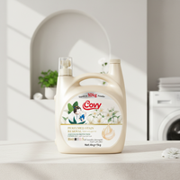 Covy 5kg Liquide Lessive Multi-Effets Parfum Camélia, Formule Douce Antistatique, Fort Pouvoir Décontaminant, Protection Couleurs, Grande Capacité
