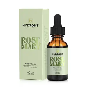 100% Serum minyak esensial rambut organik alami murni Rosemary Costar untuk pertumbuhan rambut Label pribadi minyak pertumbuhan rambut cepat efektif