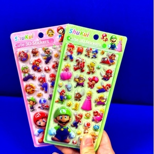 Autocollants 3D en relief ShuKui avec Mario, Cardcaptor Sakura, <span class=keywords><strong>Totoro</strong></span>, Chibi Maruko-chan - Cadeau - Product Image 2