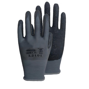 Trọng Lượng Nhẹ Linh Hoạt Polyester Cao Su Tự Nhiên Lớp Phủ Matte Kết Thúc Lòng Bàn Tay Bề Mặt <span class=keywords><strong>3D</strong></span> Chống Trượt Kết Cấu Làm Việc An Toàn Găng Tay Găng Tay - Product Image 2