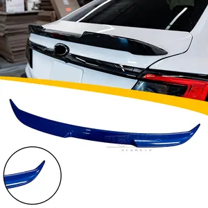 2023 nuovi arrivi di vendita calda alettone in plastica ABS in fibra di carbonio stile alettone posteriore per Subaru WRX 2022 2023