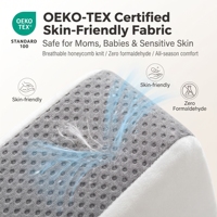 7-teiliges Multifunktionales Ergonomisches Orthopädisches Nacken-Fuß-Knie Dreieckiges Keilkissen Bett-Lesekissen Set