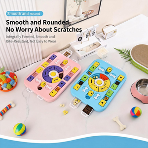 Pet <b>Interactive</b> Dog & <b>Cat</b> Puzzle Chew <b>Toys</b>-Durable Eco-Friendly Slow Feeder with Daily Treat Function - Product Image 4
