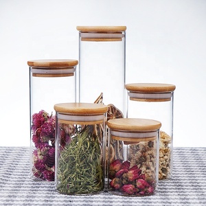 Manufacturers Wholesale High Borosilicate Glass Storage Jar sealed