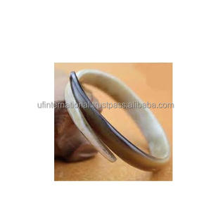 แฟชั่นที่มีคุณภาพสูงที่ชัดเจนที่กำหนดเองเครื่องประดับบัฟฟาโลฮอร์นกำไลข้อมือสร้อยข้อมือสำหรับผู้หญิง - Product Image 3