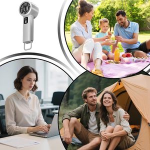 2026 New 199 Speed Mini Wind Small Cooling Hand <b>Fan</b> Portable Mini Usb Mini Pocket Rechargeable <b>Handheld</b> <b>Fan</b> with Hook - Product Image 3