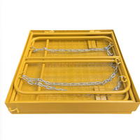 Cage de sécurité pliable pour chariot élévateur, panier de levage pour entrepôt, en treillis métallique, capacité de charge 250 kg